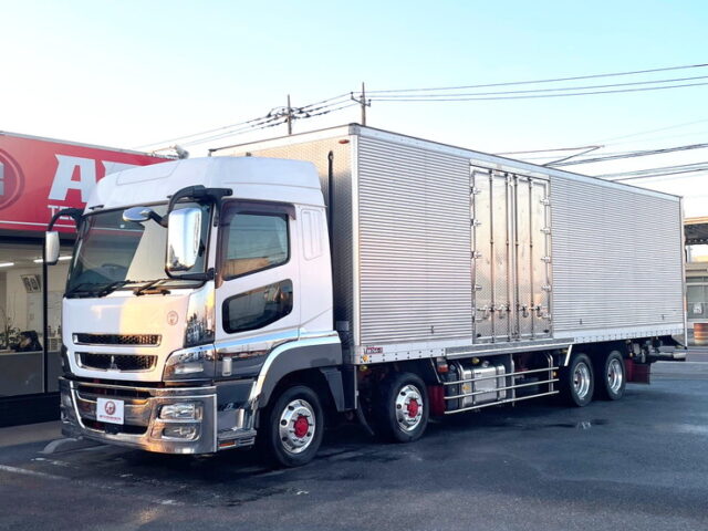 H25　三菱　スーパーグレート　冷蔵冷凍車　格納PG付　ハイルーフ　リアエアサス