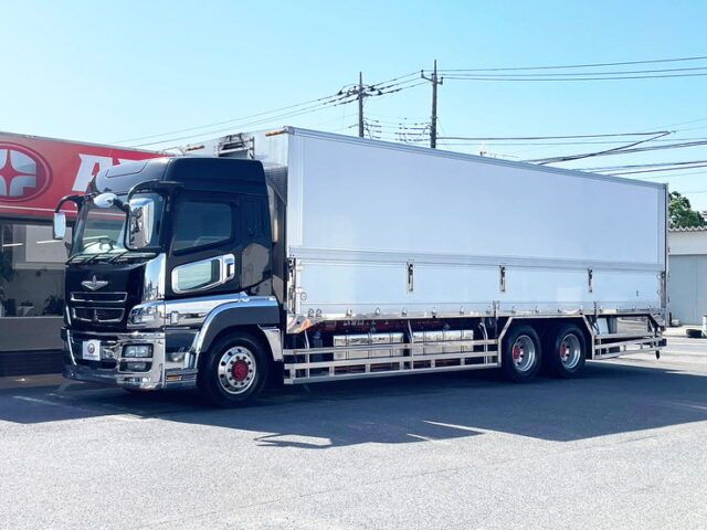 H25　スーパーグレート　ハイルーフ　3軸ア冷凍ウィング　