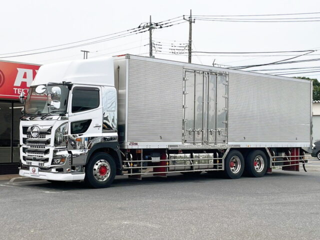 R1　プロフィア　冷凍バン　横扉　7MT　ステンレス多数