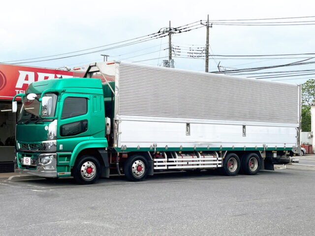 17スーパーグレート　ハイルーフ　冷凍ウィング　90アオリ　格納ゲート付　サブエンジン