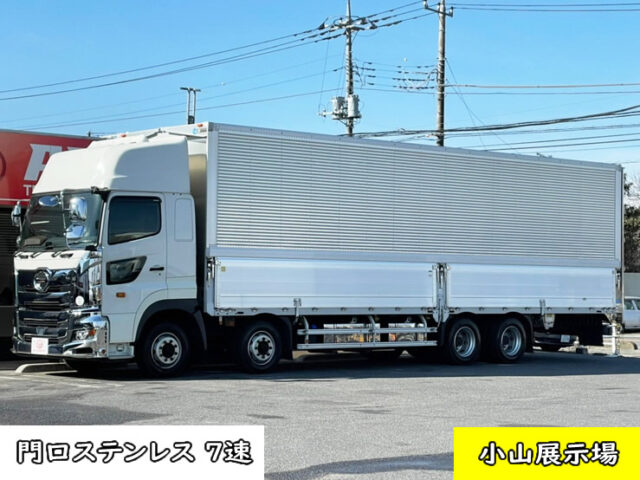 【1075】H29　17プロフィア　ハイルーフ　ウィング　7速MT　門口ステンレス　車検付
