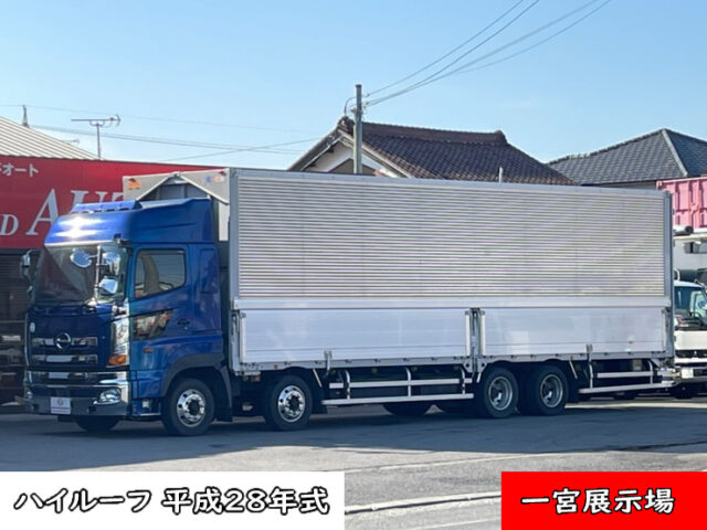【1043】H28　日野　プロフィア　ハイルーフ　ウィング　プロシフト　木床　380馬力