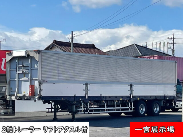 【1097】H21　日本フルハーフ　ウィングトレーラー　エアサス　リフトアクスル付　箱内長12M65㎝