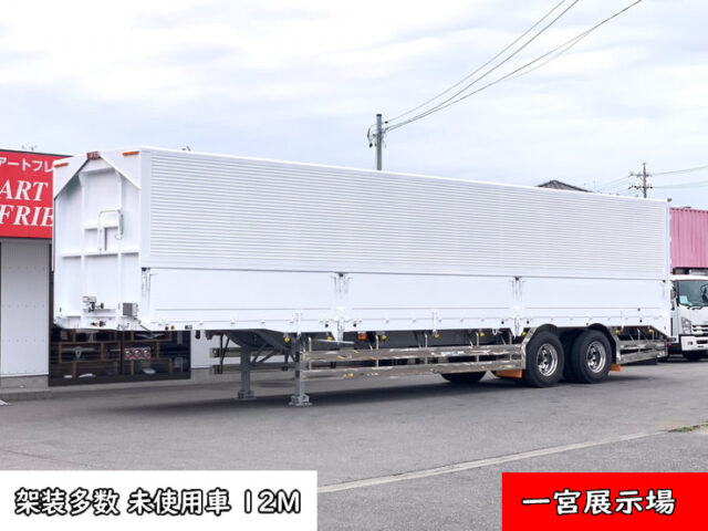 【1329】R4　日本トレクス　トレーラーウィング　2軸　未使用　リフトアクスル　12M60