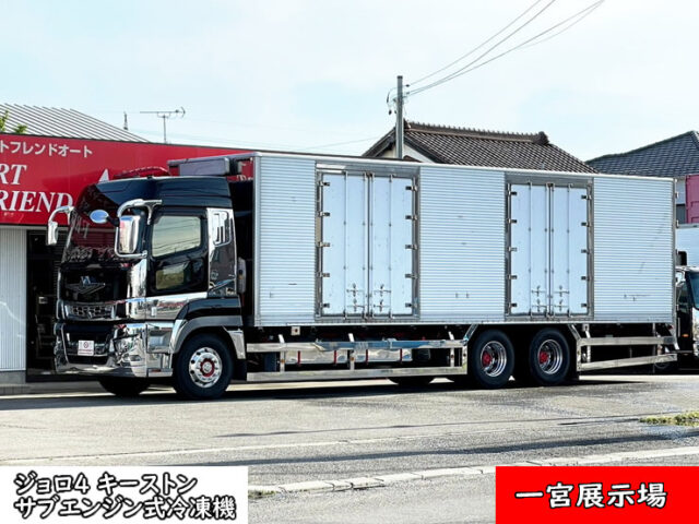【1412】H30　17スーパーグレート　ハイルーフ　冷凍バン　プレミアムライン　サブエンジン式冷凍機　ジョロ4キーストン