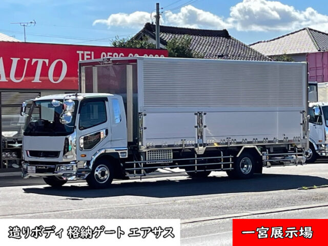 【967】R3　ファイター　冷凍ウィング　造りボディ　6500ワイド　エアサス　格納ゲート　菱重製冷凍機