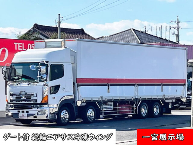 【988】H20　プロフィア　ハイルーフ　冷凍ウィング　総輪エアサス　格納ゲート付