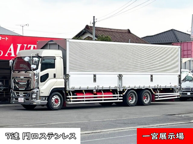 【870】H28　ギガ　ハイルーフ　10輪　ウィング　内高2,504　門口ステンレス　7速