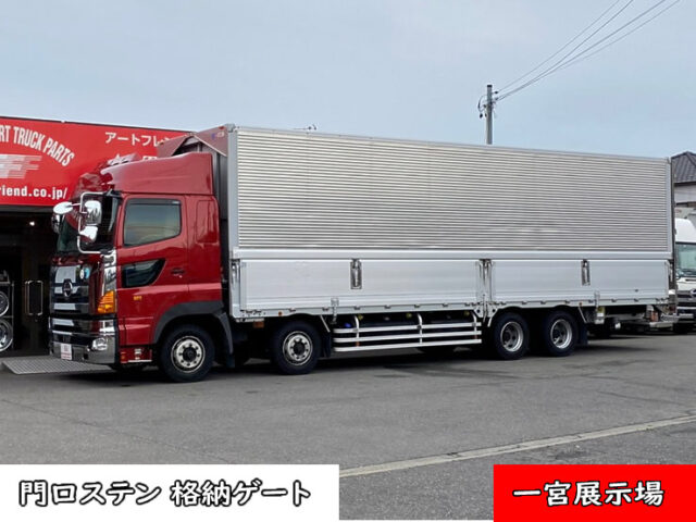 【861】H27　プロフィア　ウィング　門口ステンレス　格納ゲート付