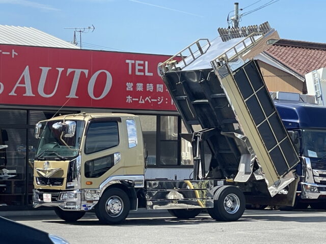 ふそう　ファイター　ダンプ　架装多数　メッキホイール　6発ターボ　240馬力