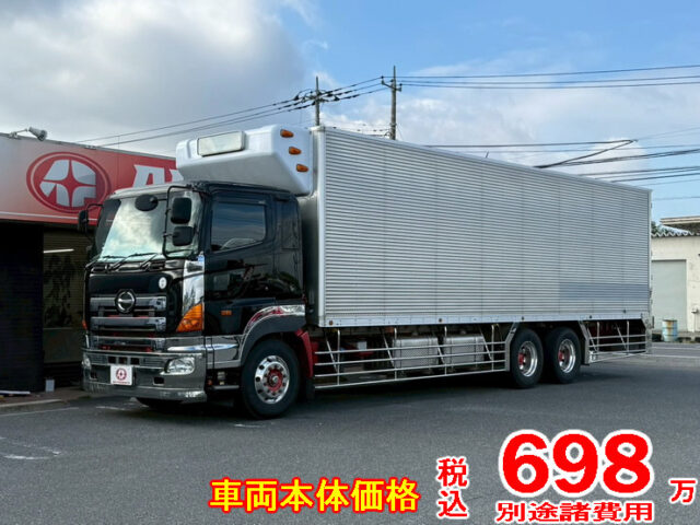 日野：プロフィア：冷凍バン：サブエンジン：アルミシマ床：架装多数：内装生地張り