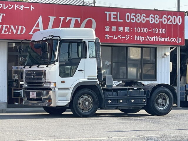 日野：テラヴィ：ハイルーフ：トレーラーヘッド：V8：ツインターボ：エアサス