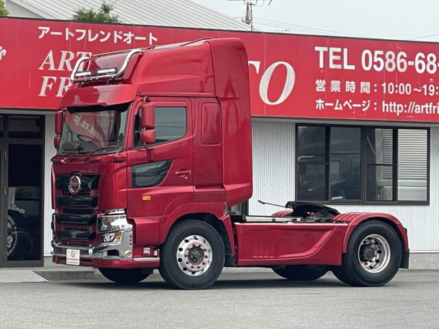 日野：17プロフィア：ハイルーフ：トレーラーヘッド：架装多数：E13Cエンジン：450馬力