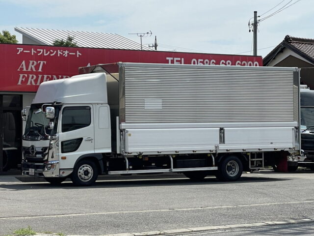 日野：17レンジャー：6200ワイド：エアサス：木床：アルミホイール：240馬力