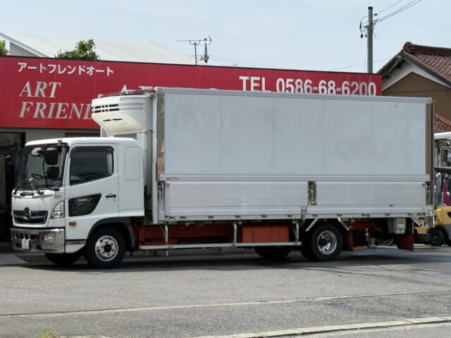 日野：レンジャープロ：冷凍ウィング：6200ワイド：ステンレス床：アルミホイール