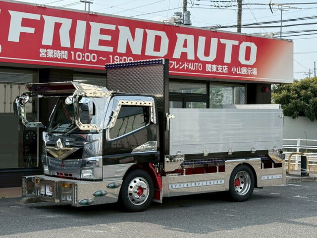 ブルーテックキャンター　平ボデーアルミブロック　架装多数　アルミホイール　標準幅　10尺
