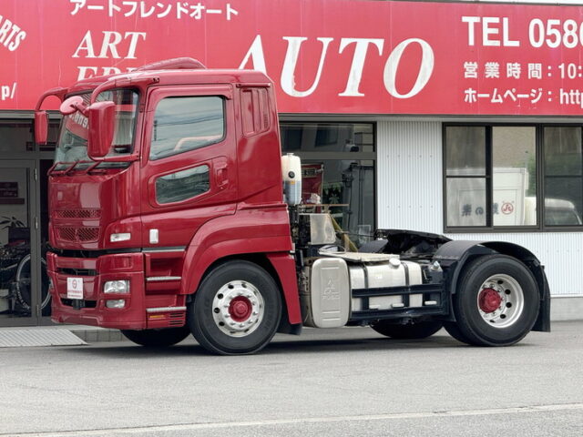 スーパーグレート：トレーラーヘッド：ハイキャブ：アルミホイール：エアサス