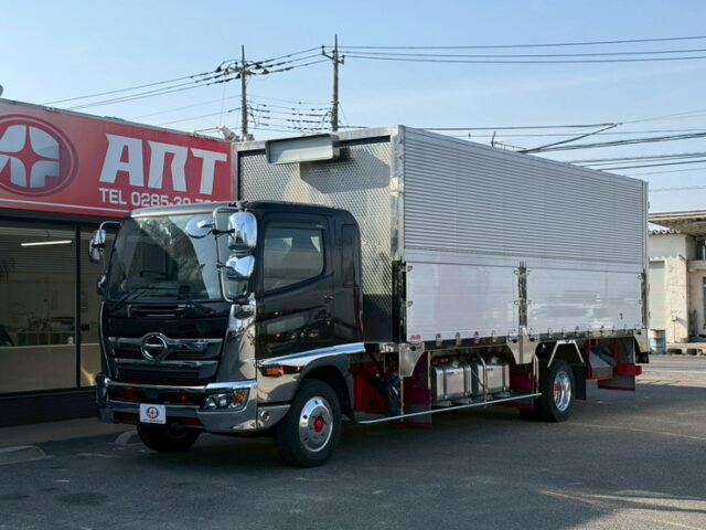 日野：17レンジャー：冷凍ウィング：造りボディ：6700ボデー：セミワイド：TDS40DX