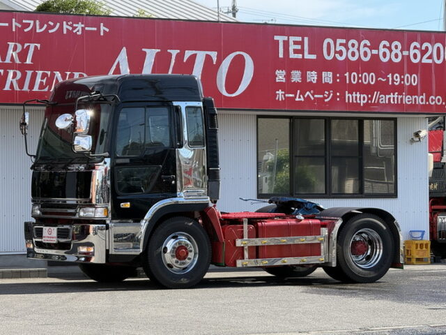 日野:テラヴィ:ハイルーフ:トレーラーヘッド:後輪エアサス:V8ツインターボ