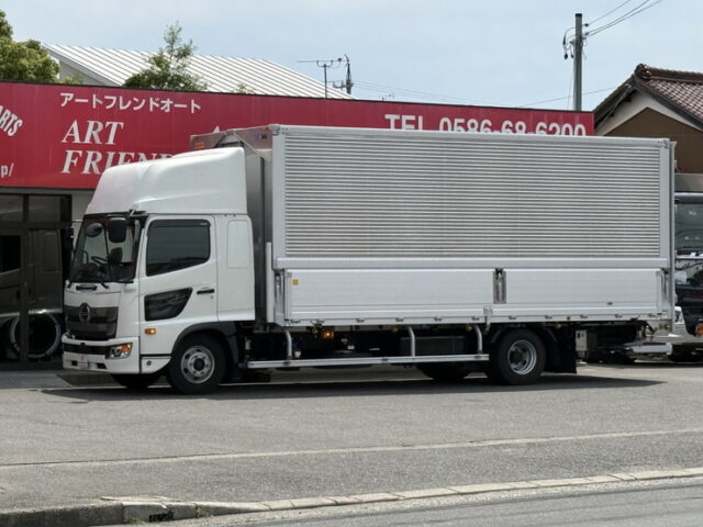日野：17レンジャー：ハイルーフ：ウィング：6200ワイド：エアサス：格納ゲート