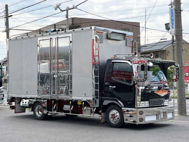 【882】H17　ファイター　デコトラ　アルミバン　エアサス　セミワイド　内高2500