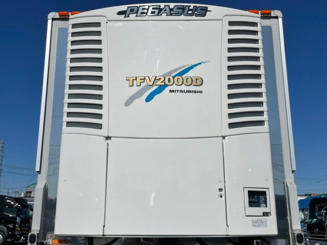 【1301】R4　トレクス　トレーラー冷凍ウィング　3軸　未使用　車検付　前壁サブエンジン　ジョロダー4列