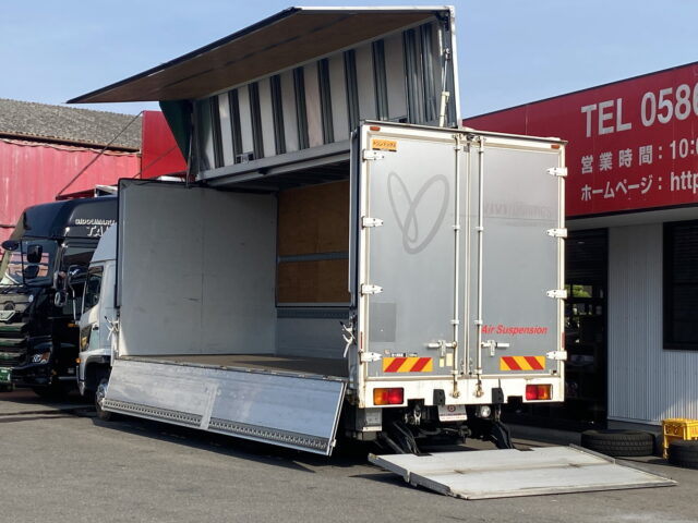 日野　レンジャープロ　ハイルーフ　ウィング　6200ワイド　格納パワーゲート