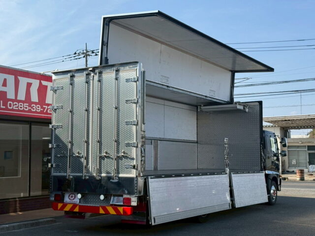日野：17レンジャー：冷凍ウィング：造りボディ：6700ボデー：セミワイド：TDS40DX