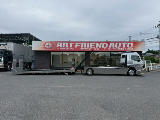 ブルーテックキャンター：積載車：架装多数：古河ユニック：デュオニック：150馬力