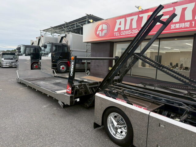 ブルーテックキャンター：積載車：架装多数：古河ユニック：デュオニック：150馬力