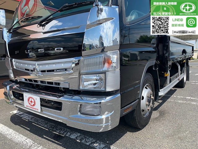 【657】H27　三菱　ブルーテックキャンター　平ボディ　車検付
