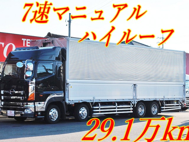 【366】日野プロフィア　低床　アルミウイング　ハイルーフ　リアエアサス