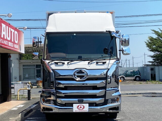 【875】R3　登録済未使用車　17プロフィア　ハイルーフ　ウィング　寒冷地仕様　格納ゲート付