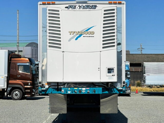 【1301】R4　トレクス　トレーラー冷凍ウィング　3軸　未使用　車検付　前壁サブエンジン　ジョロダー4列