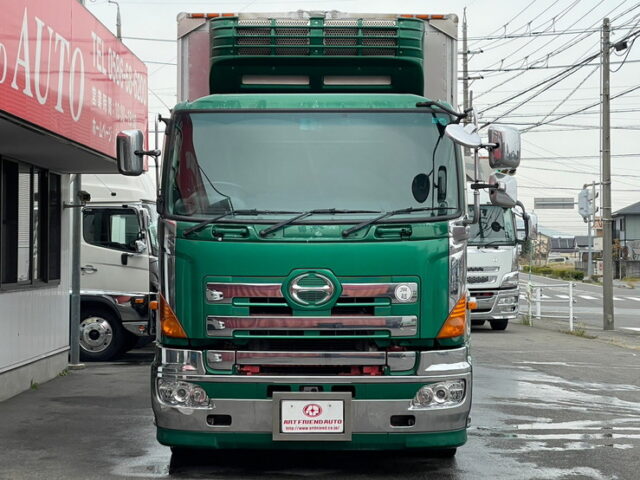 【1350】H22　プロフィア　冷凍ウィング　リア門口ステンレス　木床　総輪エアサス