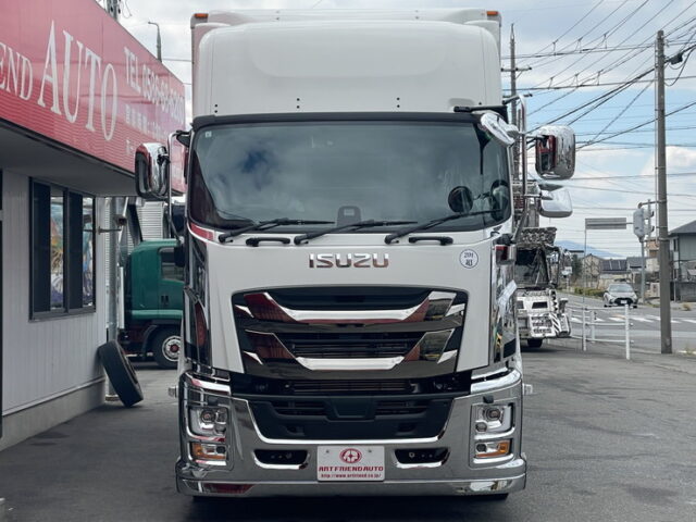 いすゞ：ギガ：ハイルーフ：ウィング：未使用車：アルミホイール：リア門口ステンレス