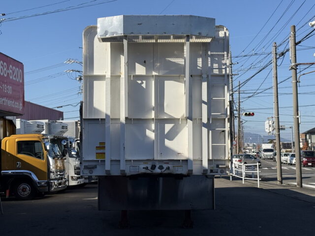 日本トレクス：トレーラー：平ボデー：アルミブロック：１Mアオリ：リフトアクスル：中残し