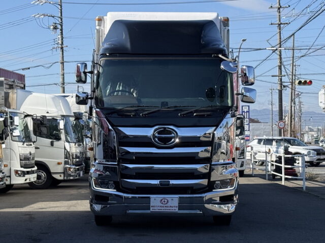 日野：17プロフィア：冷凍バン：メッキ多数：サブエンジン：ジョロ4キーストン