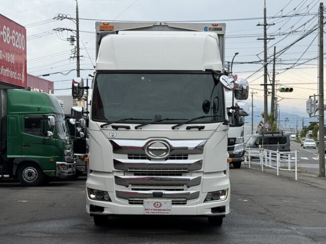 日野:17プロフィア:ハイルーフ:ウィング:ボルスターステンレス:7速MT