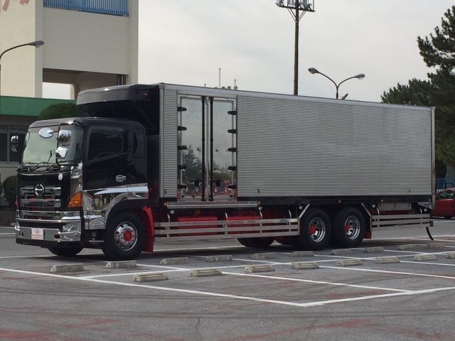H19 日野　グランドプロフィア　冷蔵冷凍車　リアエアサス　アルミ箱　ジョルダー　キーストン