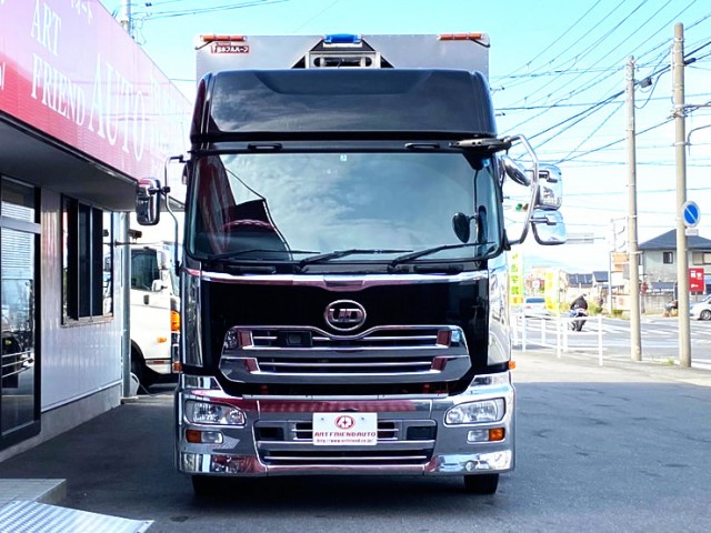 【534】UDトラックス　クオン　ハイルーフ　ウィング　ステンレス多数　ジョロダー4列