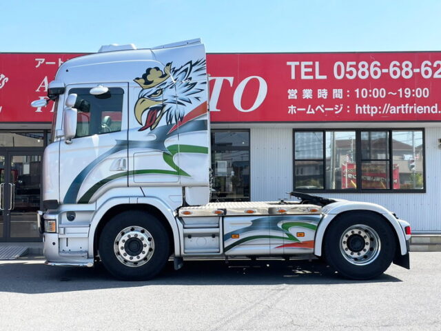 【1464】H30　スカニア　R450　トレーラーヘッド　第5輪荷重11.700㎏　蓄冷付　後輪エアサス