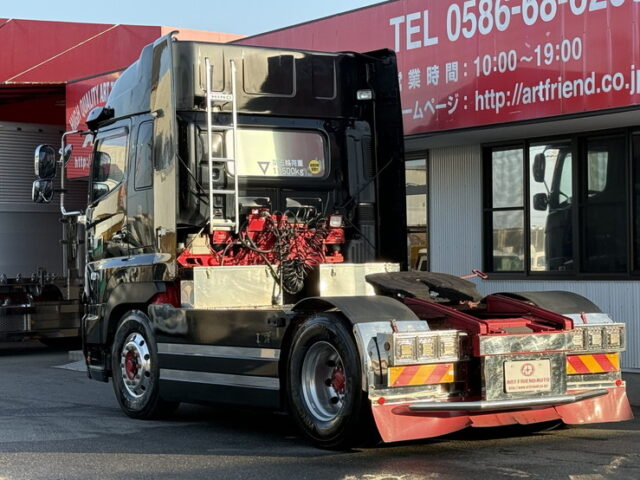 日野：プロフィア：ハイルーフ：トレーラーヘッド：メッキ多数：後輪エアサス：480馬力