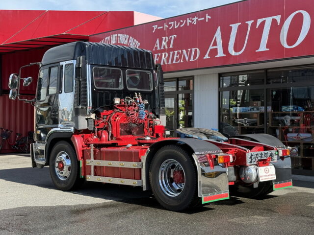 日野：テラヴィ：ハイルーフ：トレーラーヘッド：後輪エアサス：V8ツインターボ