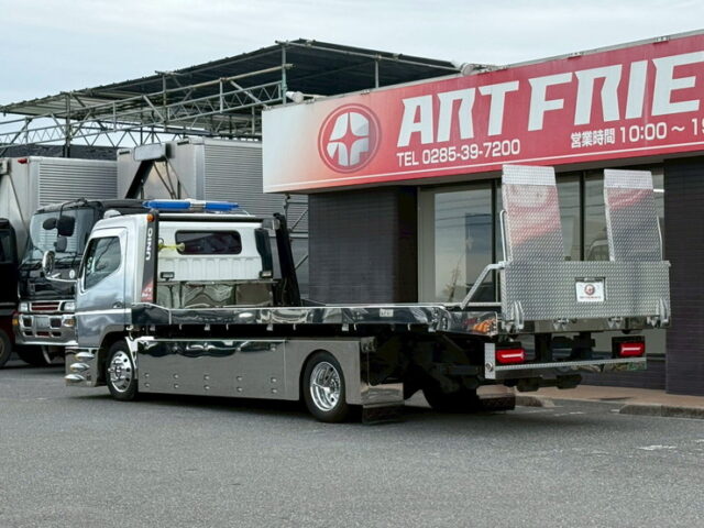 ブルーテックキャンター：積載車：架装多数：古河ユニック：デュオニック：150馬力