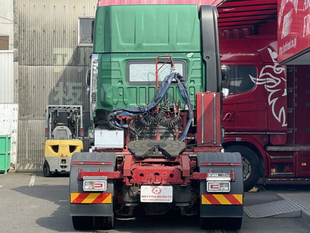 日野：17プロフィア：ハイルーフ：トレーラーヘッド：PTO付：ダンプレバー：メッキ多数