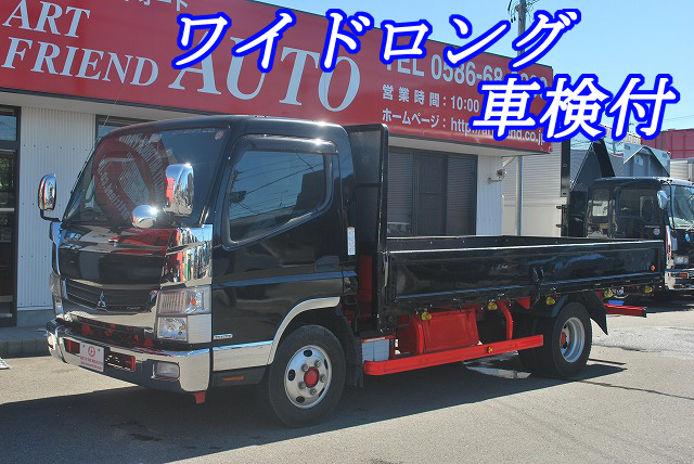 【235】三菱ふそうブルーテックキャンター　平ボデー　ワイドロング