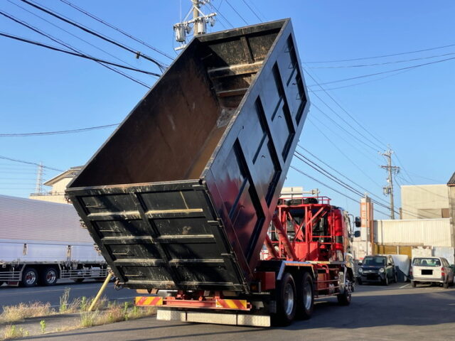 日野　グランドプロフィア　フックロール　箱付き　２５立米　2デフ　メッキ多数