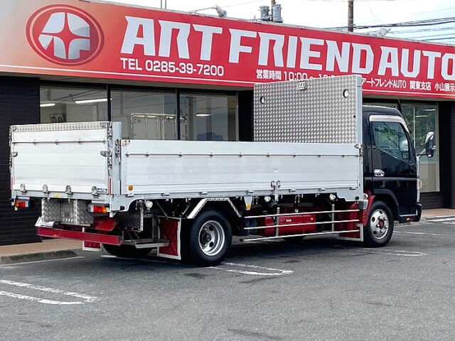 【859】H26　キャンター　平ボデーアルミブロック　ワイドロング　総重量5トン未満　床鉄