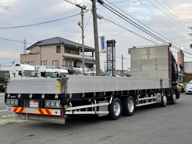 【851】H28　プロフィア　4軸　平ボデーアルミブロック　後輪エアサス　7速